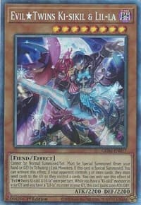 Evil Twins Ki-sikil & Lil-la (CR) - Genesis Impact - YuGiOh card