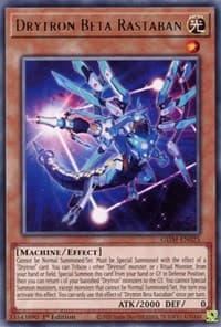 Drytron Beta Rastaban - Genesis Impact - YuGiOh card