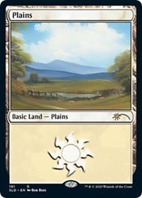 Plains (101) (Bob Ross) - Secret Lair Drop Series - Magic: The Gathering card