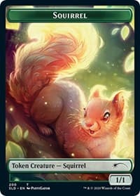 Squirrel Token - Secret Lair Drop Series - Magic: The Gathering card