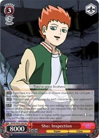 Sho: Inspection - Mob Psycho 100 - Weiss Schwarz card