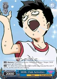 MOB: Club Activities - Mob Psycho 100 - Weiss Schwarz card