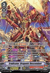 Eradicator, Dragonic Descendant (SP) - V-BT12: Divine Lightning Radiance - Cardfight Vanguard card