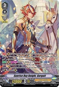 Sunrise Ray Knight, Gurguit (SP) - V-BT12: Divine Lightning Radiance - Cardfight Vanguard card
