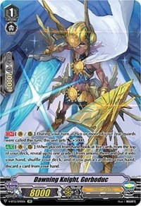 Dawning Knight, Gorboduc (SP) - V-BT12: Divine Lightning Radiance - Cardfight Vanguard card