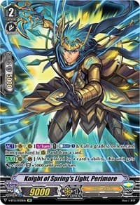 Knight of Spring's Light, Perimore (SP) - V-BT12: Divine Lightning Radiance - Cardfight Vanguard card