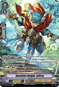Sunshine Knight, Jeffrey (SP) - V-BT12: Divine Lightning Radiance - Cardfight Vanguard card