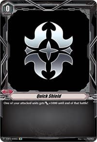 Quick Shield (Gold Paladin) (SP) - V-BT12: Divine Lightning Radiance - Cardfight Vanguard card