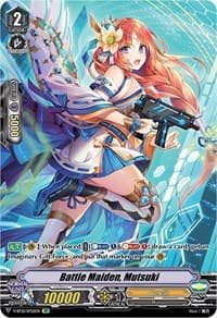 Battle Maiden, Mutsuki (SP) - V-BT12: Divine Lightning Radiance - Cardfight Vanguard card