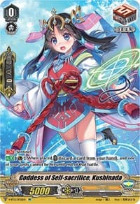 Goddess of Self-sacrifice, Kushinada (SP) - V-BT12: Divine Lightning Radiance - Cardfight Vanguard card