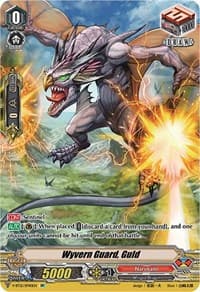 Wyvern Guard, Guld (SP) - V-BT12: Divine Lightning Radiance - Cardfight Vanguard card