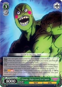 Dimple: High-Level Evil Spirit - Mob Psycho 100 - Weiss Schwarz card