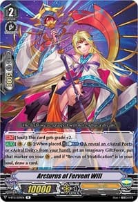 Arcturus of Fervent Will - V-BT12: Divine Lightning Radiance - Cardfight Vanguard card