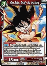 Son Goku, Ready for Anything - Vicious Rejuvenation - Dragon Ball Super: Masters card