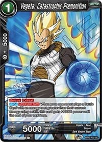 Vegeta, Catastrophic Premonition - Vicious Rejuvenation - Dragon Ball Super: Masters card