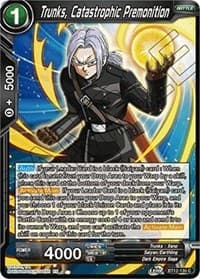 Trunks, Catastrophic Premonition - Vicious Rejuvenation - Dragon Ball Super: Masters card