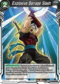Explosive Barrage Slash - Vicious Rejuvenation - Dragon Ball Super: Masters card