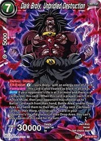 Dark Broly, Unbridled Destruction - Expansion Deck Box Set 16: Ultimate Deck - Dragon Ball Super: Masters card