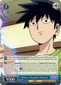 Ritsu: Psychic Powers - Mob Psycho 100 - Weiss Schwarz card