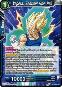 Vegeta, Sentinel from Hell - Vicious Rejuvenation - Dragon Ball Super: Masters card