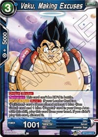 Veku, Making Excuses - Vicious Rejuvenation - Dragon Ball Super: Masters card