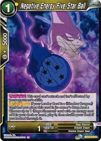 Negative Energy Five-Star Ball - Vicious Rejuvenation - Dragon Ball Super: Masters card