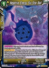 Negative Energy Six-Star Ball - Vicious Rejuvenation - Dragon Ball Super: Masters card
