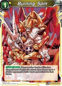 Burning Spin - Vicious Rejuvenation - Dragon Ball Super: Masters card