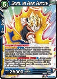 Gogeta, the Demon Destroyer - Vicious Rejuvenation - Dragon Ball Super: Masters card