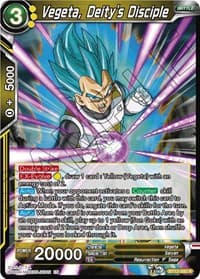 Vegeta, Deity's Disciple - Vicious Rejuvenation - Dragon Ball Super: Masters card