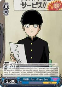 MOB: Part-Time Job - Mob Psycho 100 - Weiss Schwarz card