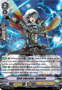 Oath Liberator, Aglovale - V-BT12: Divine Lightning Radiance - Cardfight Vanguard card