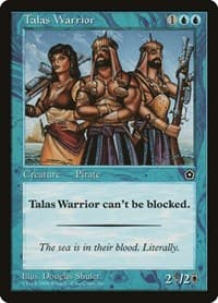 Talas Warrior - Portal Second Age - Magic: The Gathering card