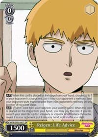 Reigen: Life Advice (SR) - Mob Psycho 100 - Weiss Schwarz card