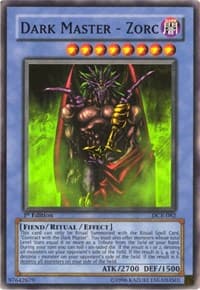 Dark Master - Zorc - Dark Crisis - YuGiOh card