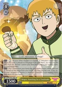 Reigen: Searching for a Tsuchinoko (SR) - Mob Psycho 100 - Weiss Schwarz card
