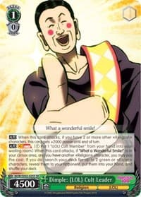 Dimple: (LOL) Cult Leader (SR) - Mob Psycho 100 - Weiss Schwarz card
