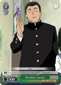 Shirihiko Saruta - Mob Psycho 100 - Weiss Schwarz card