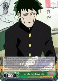 Haruto Kijibayashi - Mob Psycho 100 - Weiss Schwarz card