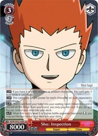 Sho: Inspection (SR) - Mob Psycho 100 - Weiss Schwarz card