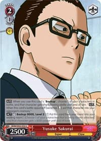 Yusuke Sakurai - Mob Psycho 100 - Weiss Schwarz card