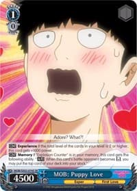 MOB: Puppy Love (SR) - Mob Psycho 100 - Weiss Schwarz card