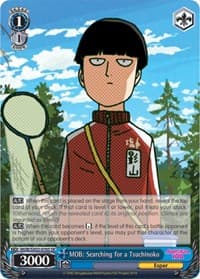 MOB: Searching for a Tsuchinoko (SR) - Mob Psycho 100 - Weiss Schwarz card
