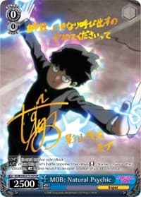 MOB: Natural Psychic (SP) - Mob Psycho 100 - Weiss Schwarz card