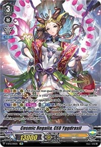 Cosmic Regalia, CEO Yggdrasil (SP) - V-BT12: Divine Lightning Radiance - Cardfight Vanguard card