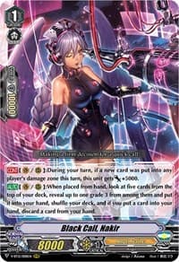 Black Call, Nakir - V-BT12: Divine Lightning Radiance - Cardfight Vanguard card