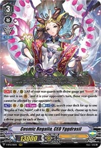 Cosmic Regalia, CEO Yggdrasil - V-BT12: Divine Lightning Radiance - Cardfight Vanguard card