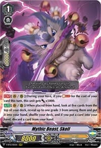Mythic Beast, Skoll - V-BT12: Divine Lightning Radiance - Cardfight Vanguard card