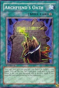 Archfiend's Oath - Dark Crisis - YuGiOh card