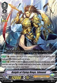 Knight of Flying Rings, Edmund - V-BT12: Divine Lightning Radiance - Cardfight Vanguard card